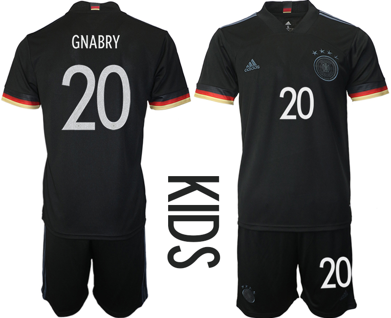 2021 European Cup Germany away Youth #20 soccer jerseys